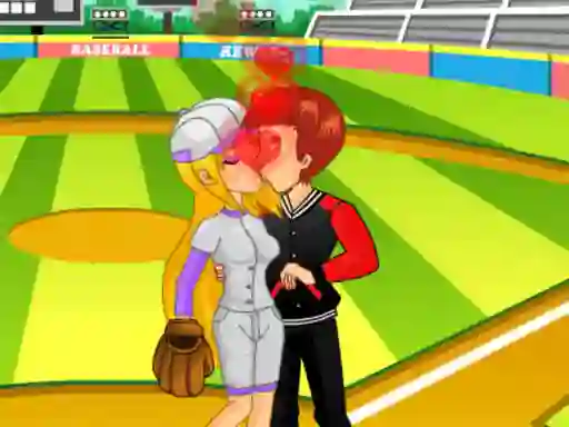 Žaidimas Baseball Kissing internete