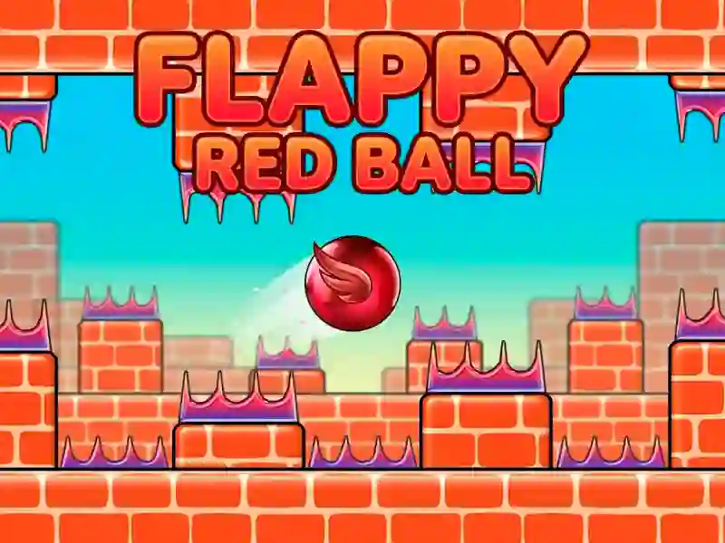 Žaidimas Flappy red ball internete