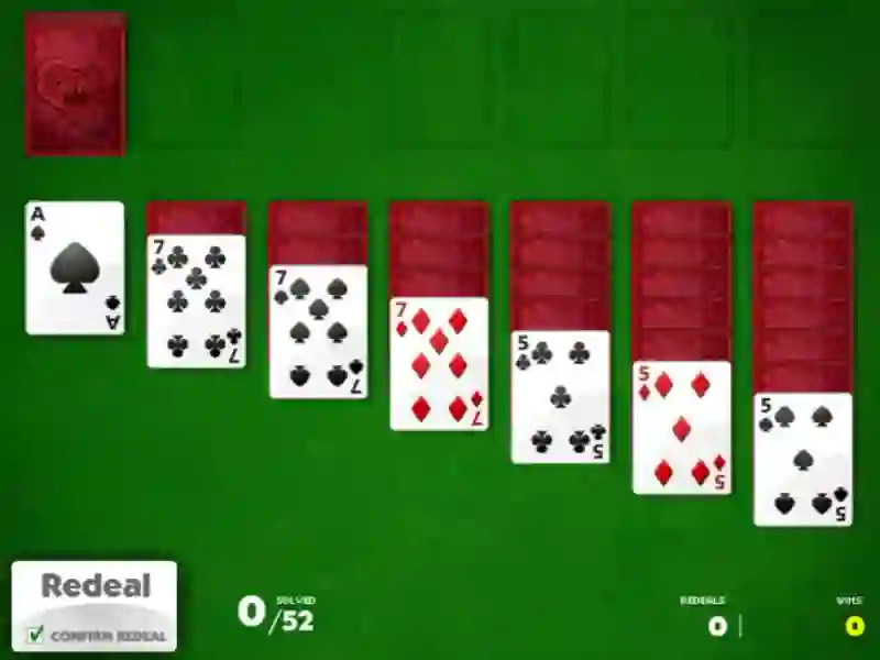 Žaidimas Solitaire internete