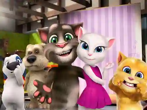 Žaidimas GF Talking Tom Jigsaw Puzzle internete