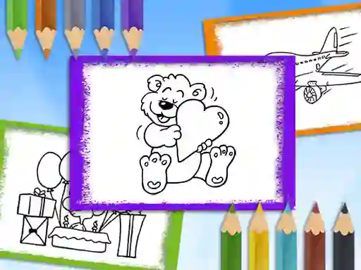Žaidimas Cartoon Coloring Book internete