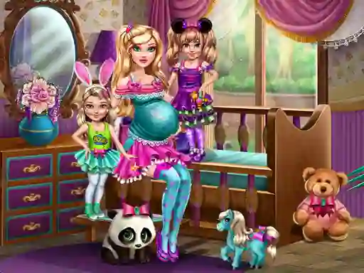 Žaidimas Barbie With Twins internete