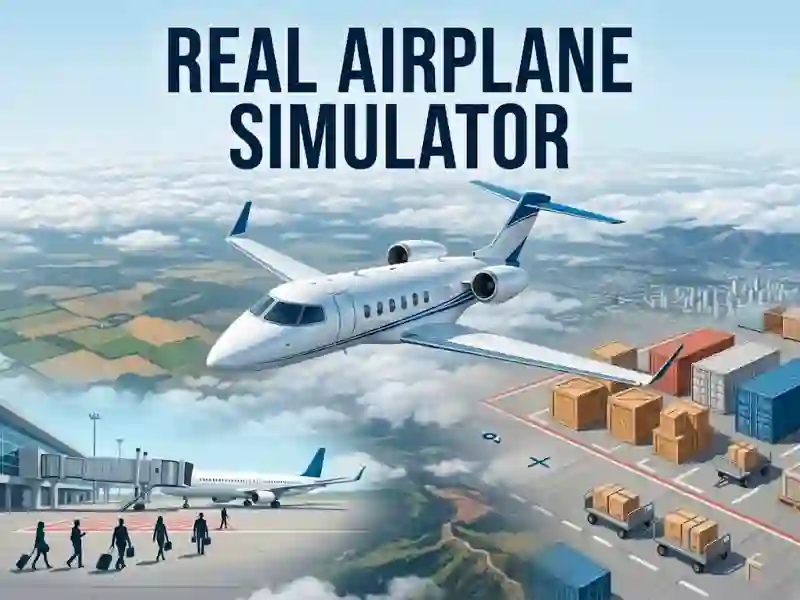 Žaidimas Real Airplane Simulator internete