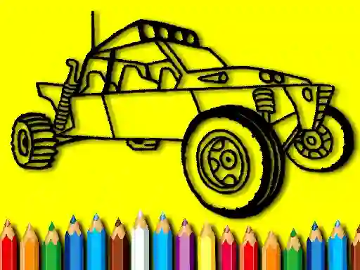 Žaidimas Back To School: Rally Car Coloring Book internete