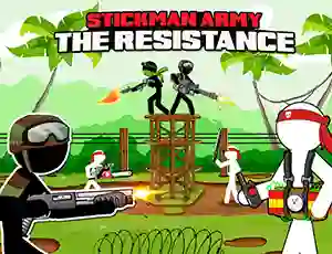 Žaidimas Stickman Army: The Resistance internete