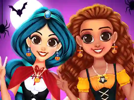 Žaidimas BFFs Happy Halloween Party internete