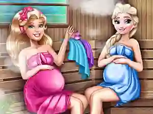 Žaidimas Cute Mommies Pregnant Sauna internete