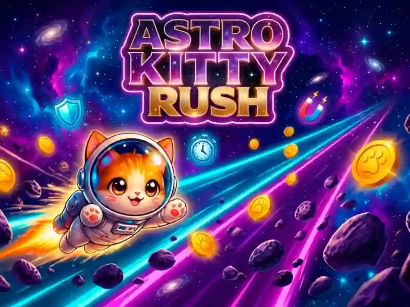 Žaidimas Astro Kitty Rush internete