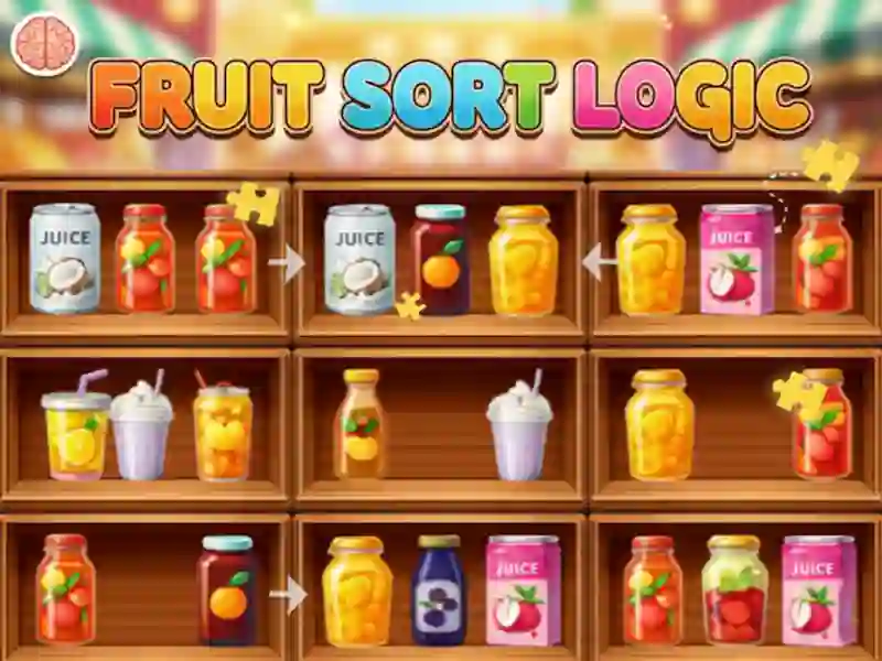Žaidimas Fruit Sort Logic internete