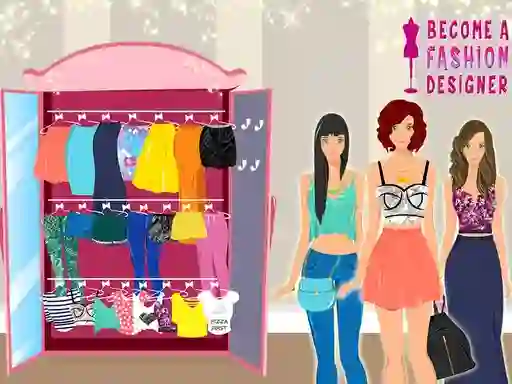 Žaidimas Become a Fashion Designer internete