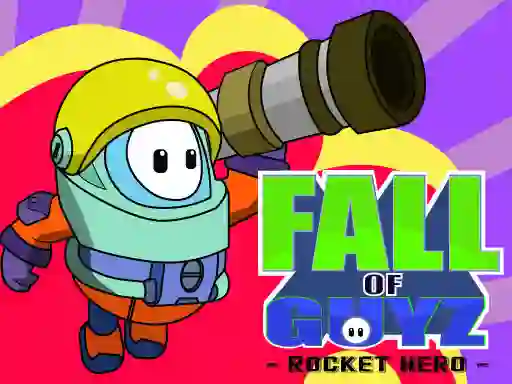 Žaidimas Fall Guys Rocket Hero internete