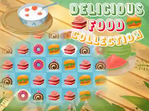 Žaidimas Delicious Food Collection internete