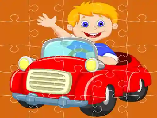 Žaidimas Pedal Cars Jigsaw internete