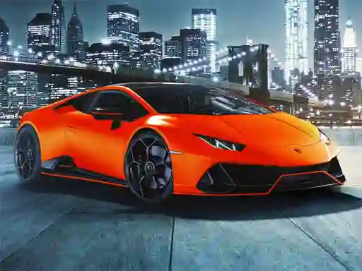 Žaidimas Lamborghini Huracan Evo Puzzle internete