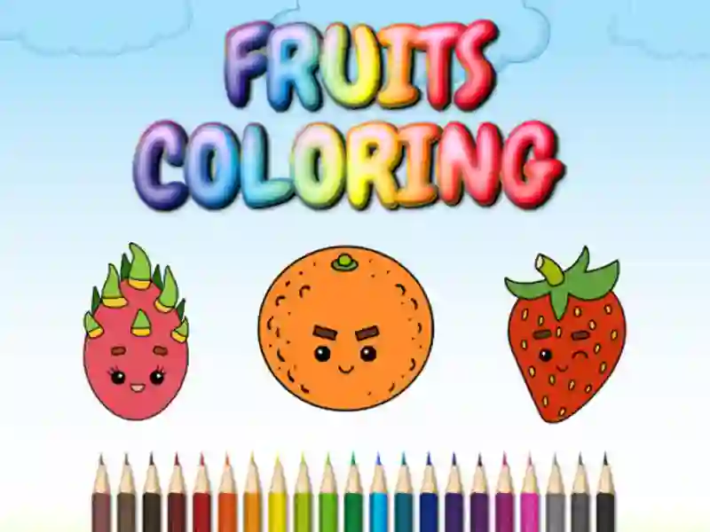 Žaidimas FRUITS COLORING internete