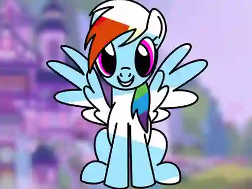 Žaidimas My Little Pony Coloring Book internete
