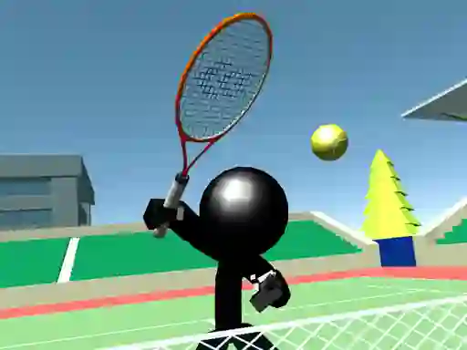 Žaidimas Stickman Tennis 3D internete