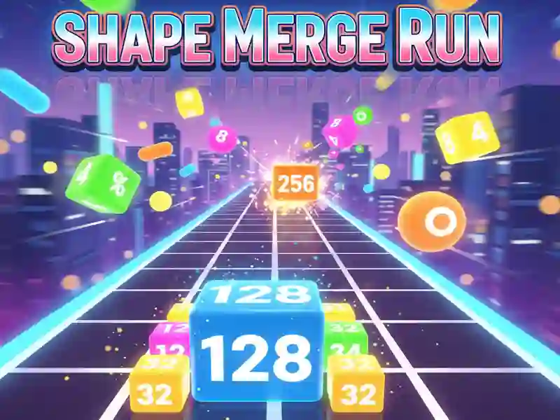 Žaidimas Shape Merge Run internete