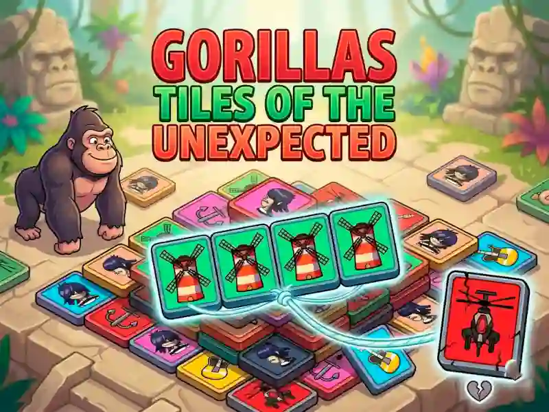 Žaidimas Gorillas Tiles Of The Unexpected internete