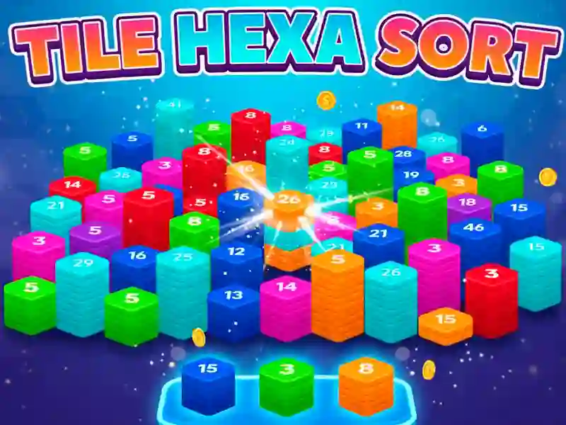 Žaidimas Tile Hexa Sort internete
