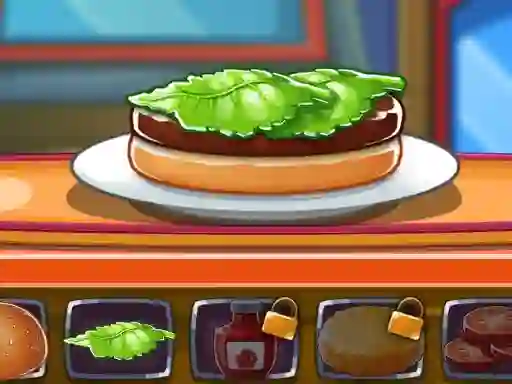 Žaidimas Top Burger Cooking internete