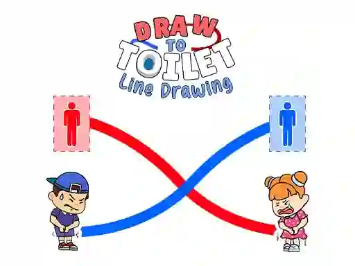 Žaidimas Draw To Toilet Line Drawing internete