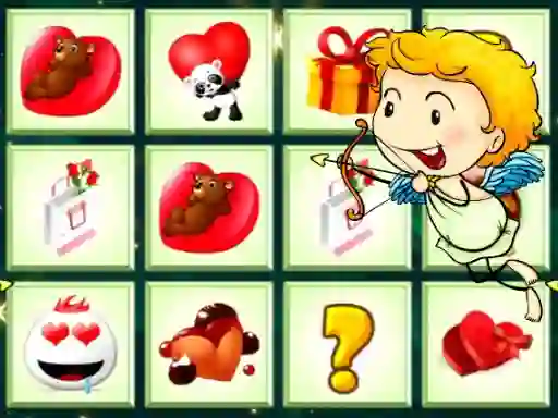 Žaidimas Valentines Cards Match internete