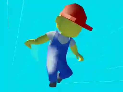 Žaidimas Parkour Run 3d.io internete