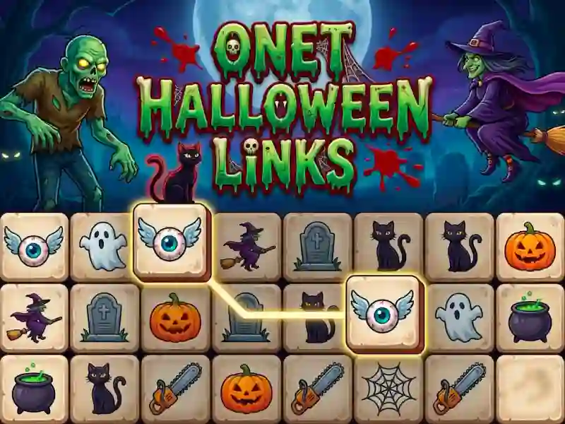 Žaidimas ONet Halloween Links internete