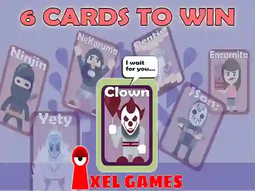 Žaidimas 6 Cards To Win internete