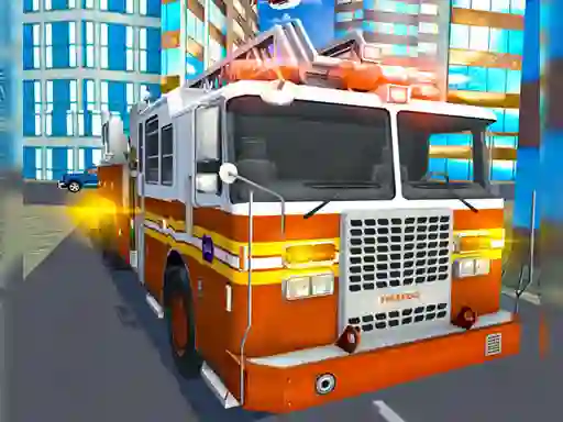 Žaidimas Fire City Truck Rescue Driving Simulator internete