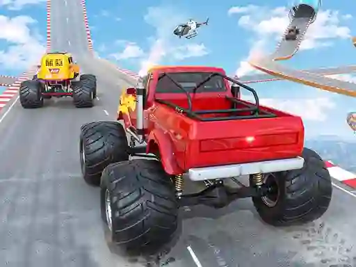 Žaidimas Mega Ramp Monster Truck Race internete