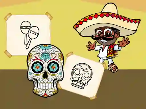 Žaidimas Crazy Mexican Coloring internete