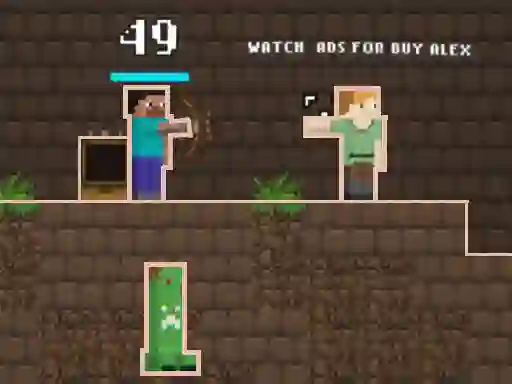 Žaidimas Minecraft Wars internete
