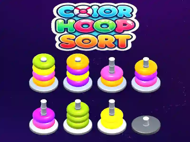 Žaidimas Color Hoop Sort internete