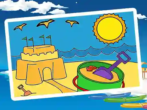Žaidimas Summer Coloring Pages internete