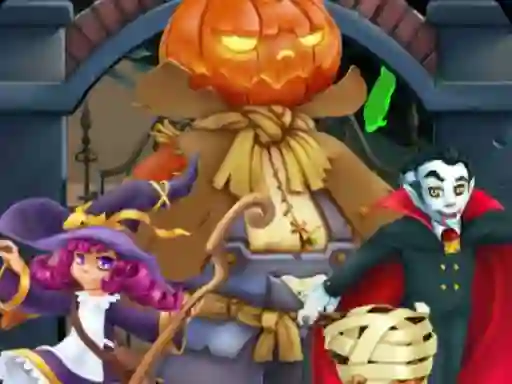 Žaidimas Halloween Jigsaw Deluxe internete