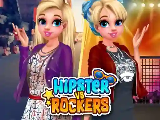 Žaidimas Hipsters vs Rockers internete