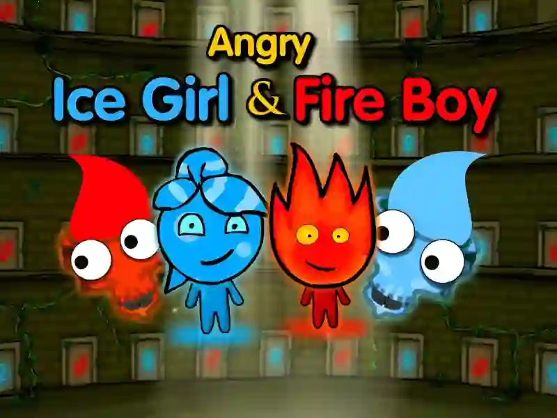 Žaidimas Angry Ice girl and Fire boy internete