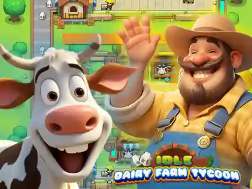 Žaidimas Idle Dairy Farm Tycoon internete