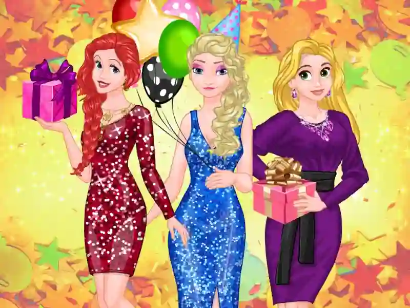Žaidimas Frosty Princess Party Surprise internete
