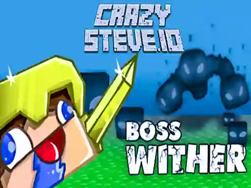 Žaidimas CrazySteve. io internete