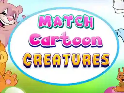 Žaidimas Match Cartoon Creatures internete