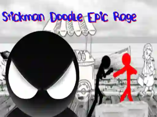 Žaidimas Stickman Doodle Epic Rage internete