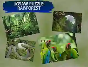Žaidimas Jigsaw Puzzle Rain Forest internete