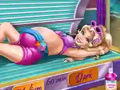 Žaidimas Pregnant Princess Tanning Solarium internete