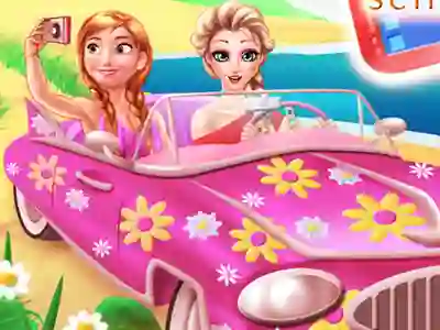 Žaidimas Princesses Road Trip Fun internete