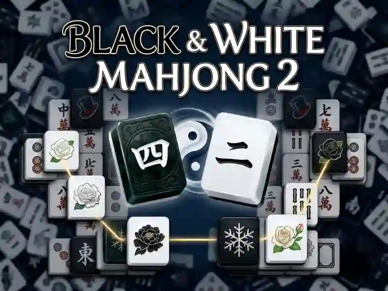 Žaidimas Black & White Mahjong 2 internete