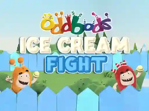 Žaidimas Oddbods Ice Cream Fight internete