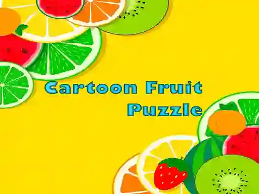 Žaidimas Cartoon Fruit Puzzle internete